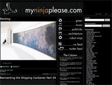 Tablet Screenshot of myninjaplease.com